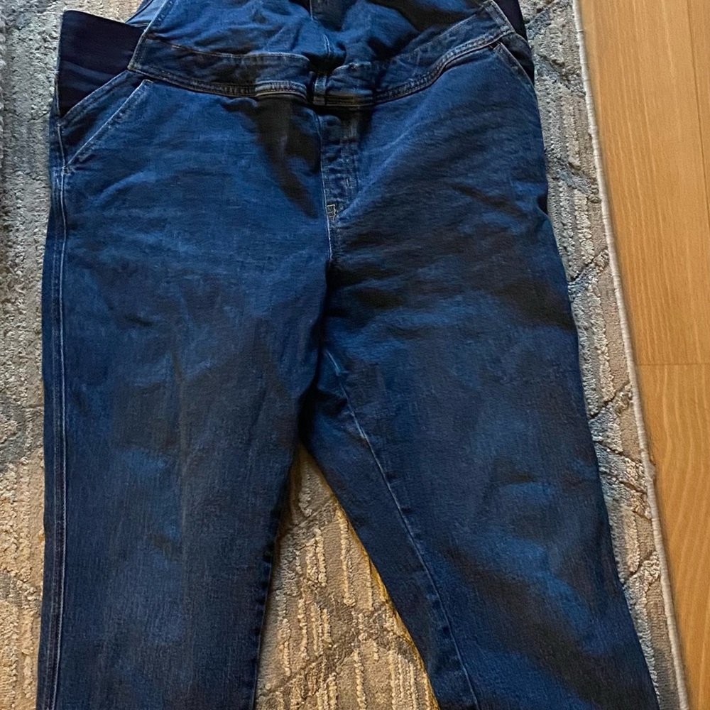 Old Navy Blue Straight Leg maternity pants